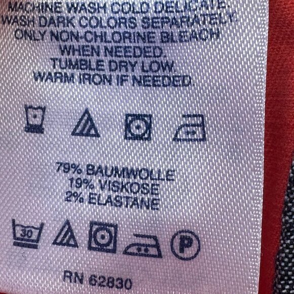 Lands' End Pink Salmon Chino Shorts Fit Style Two Women's Size 4 - Picture 4 of 4